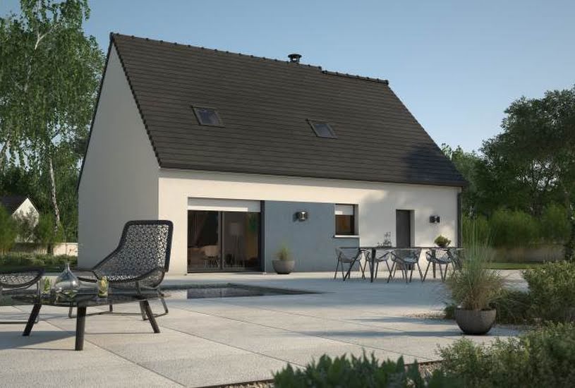  Vente Terrain + Maison - Terrain : 1 000m² - Maison : 76m² à Fresne-le-Plan (76520) 