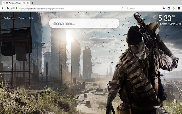 Battlefield Bakgrunnsbilder HD Ny Tab