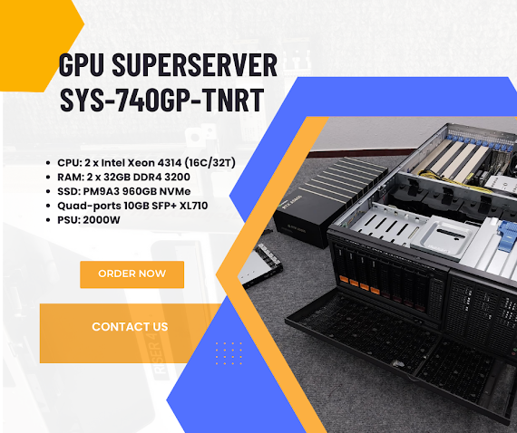 Gpu Superserver Sys - 740Gp - Tnrt - Hàng Chính Hãng