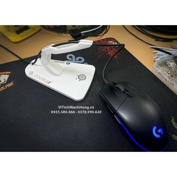 Đồ Giữ Dây Chuột Logo Steelseries - Mouse Bungee Logo Steelseries.