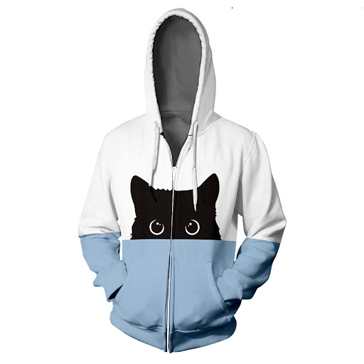 Title 8, Large hooded zipper sweater