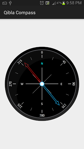 Qibla compass