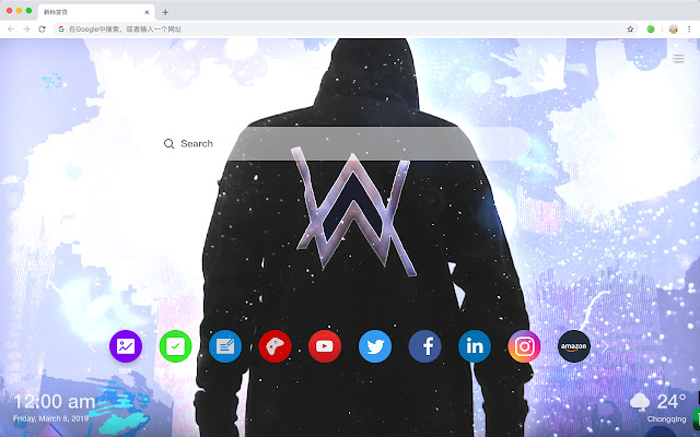 Alan Walker New Tab, Customized Wallpapers HD