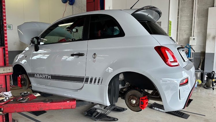 アバルト・595 （ハッチバック）のMYABA・ABARTH 595・初回車検・車検・フィアット/アバルト熊本に関するカスタム事例の投稿画像2枚目