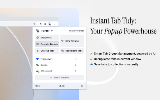 Harbor - AI-Powered Tab Manager | Organize Tabs in Kanban Preview 2