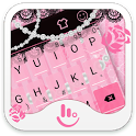Pink Rose Lolita Keyboard Theme icon