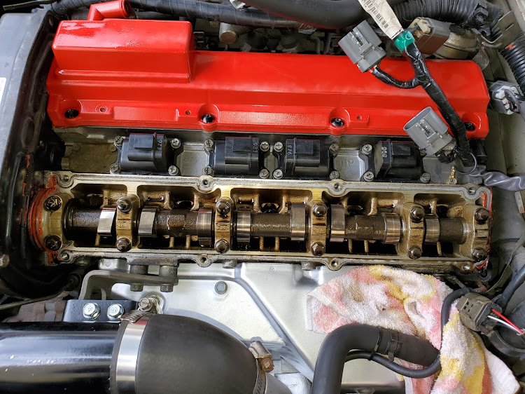 180SXのエンジンカバー塗装に関するカスタム事例の投稿画像4枚目