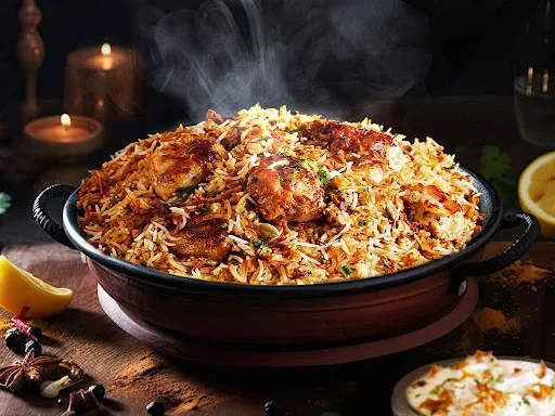 Afghani Chicken Tikka Biryani (Boneless, Serves 2)