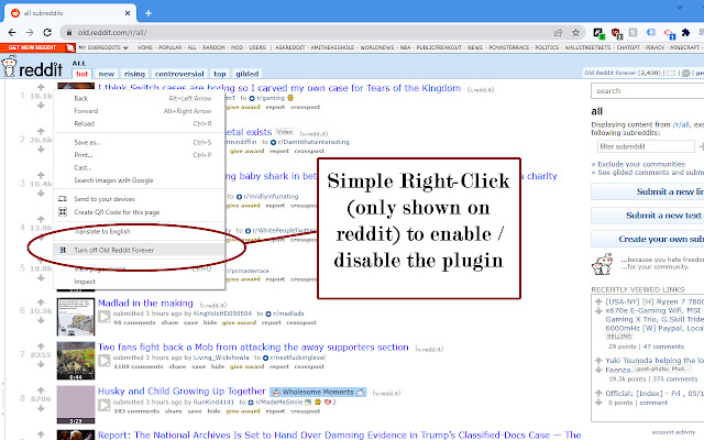 Old Reddit For Chrome