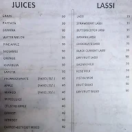 SKML Juice & Milk Shake menu 1