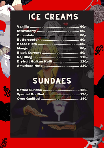 V - Cups Cafe menu 