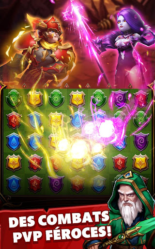 Conqueror & Puzzles : Match 3-RPG APK MOD screenshots 5