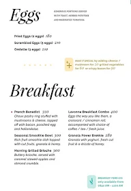 Lavonne menu 1