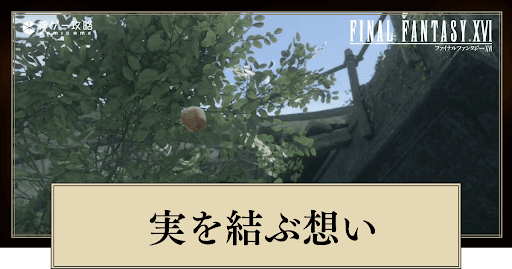 FF16_実を結ぶ想いの進め方