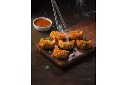 Deep Fried Veg Schezwan Momos (5 pcs)