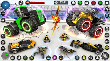 Multi Animal Robot Car Games Screenshot