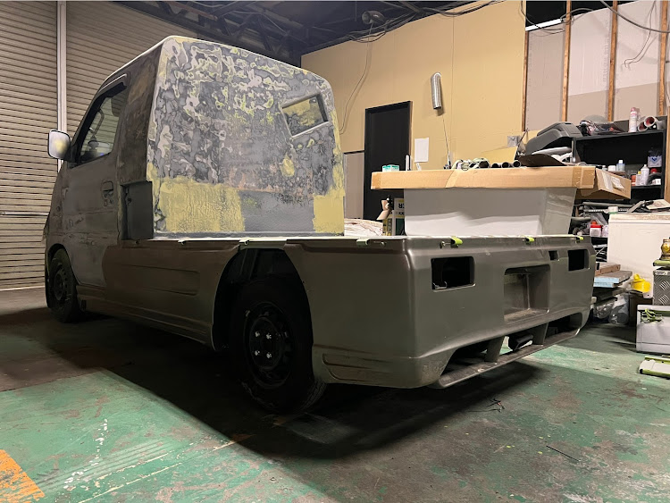 キャリイトラックの軽トラカスタム計画・チームRYUSEI・DIY・はろーすぺしゃる・DA62Tスーパーキャリー化に関するカスタム事例の投稿画像1枚目