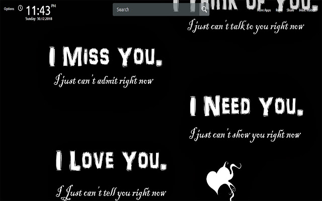 Quotes About Love Wallpapers Theme New Tab