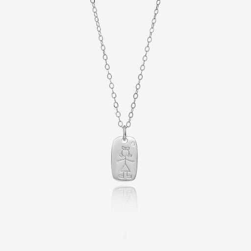 Title 2, Online Celebrities Cute Cartoon Stickman Neckl...