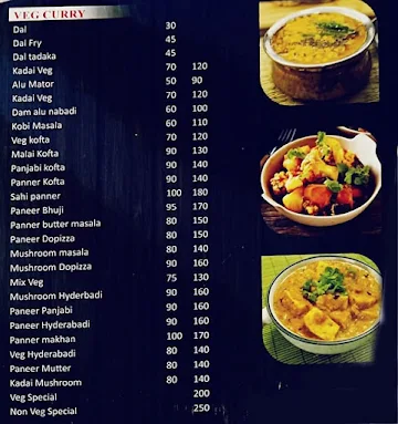 Garma Garam Restaurant menu 