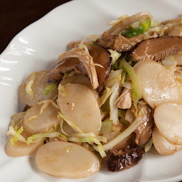 Shanghai Fried Rice Cake (Chicken) 上海炒年糕