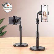 Giá Đỡ Điện Thoại Cầm Tay Livestream Ổn Định Xoay 360 Độ, Giá Đỡ Kẹp Điện Thoại Để Bàn Livestream Đa Năng