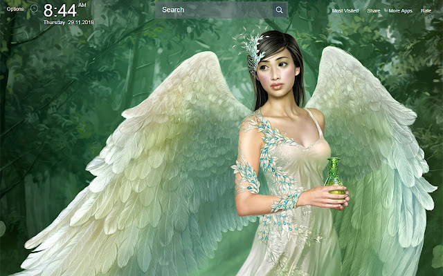 Angel Wallpapers Theme New Tab