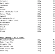 New Agarwal Bhavan menu 8