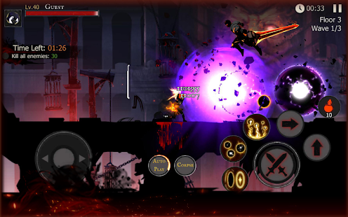 Shadow of Death: Stickman Fighting - Dark Knight Screenshot