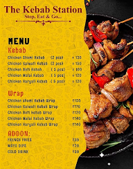 The Kebab Station menu 1