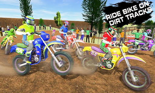 Screenshot Dirt Track Racing Moto Racer