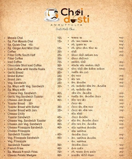 Chai Dosti menu 1