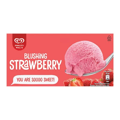 Kwality Wall'S Party Pack, Strawberry - 700 ml