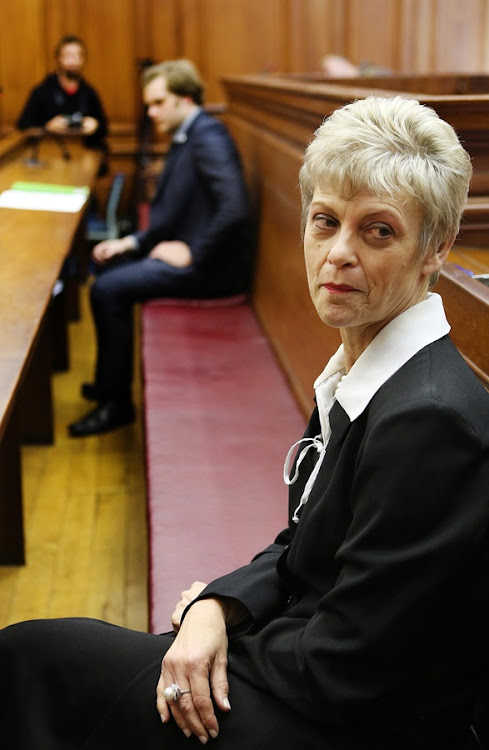 Lieutenant-Colonel Sharlene Otto in the high court in Cape Town.