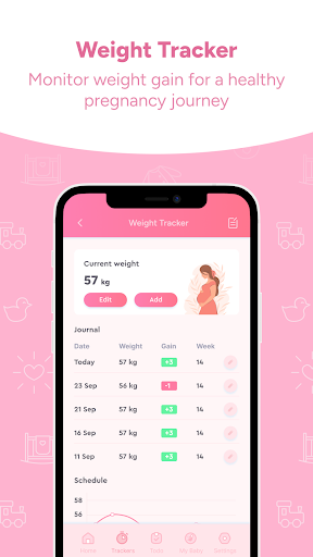 Screenshot Pregnancy & Baby Tracker