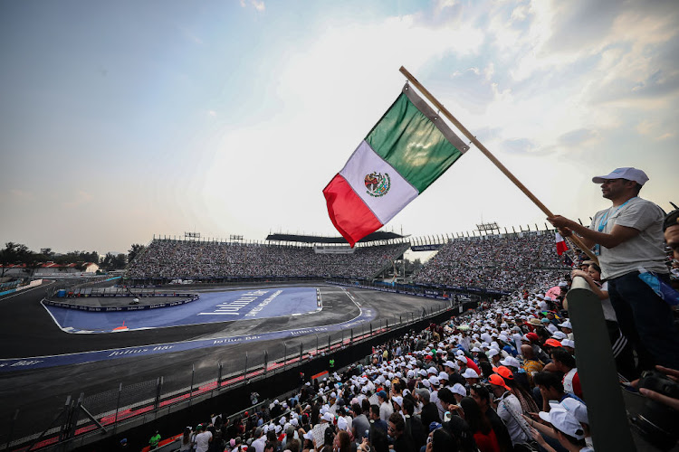 Packed grandstands at the E-Prix of Mexico City on February 15, 2020 in Mexico City, Mexico.