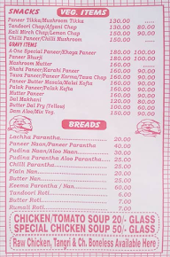 A Once Chicken Corner menu 3