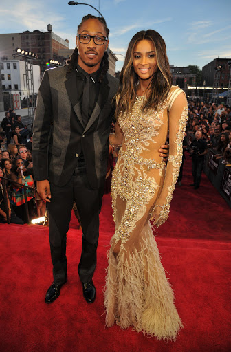 Ciara and the father of her child, Future.