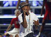 Pharrell Williams performs 