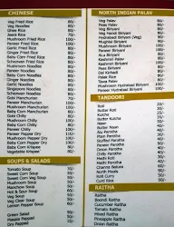 Sanman Veg menu 1