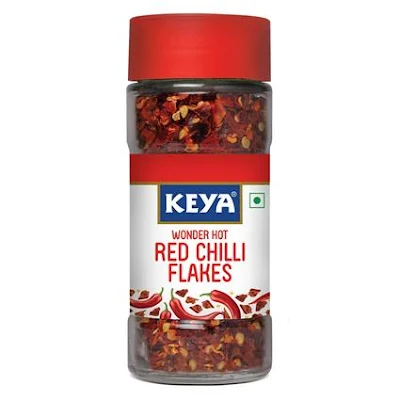 Keya Wonder Hot Red Chilli Flakes 40 Gm