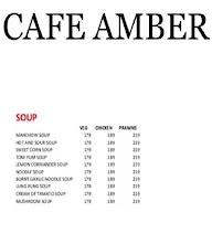 Cafe Amber menu 3