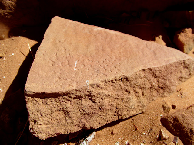 Metate fragment