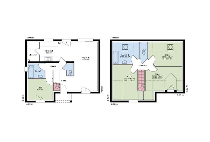  Vente Terrain + Maison - Terrain : 450m² - Maison : 102m² à Haveluy (59255) 