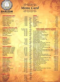 Shalom Biryani And Non Veg menu 1