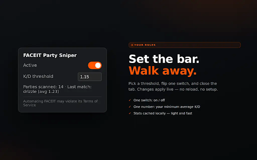 FACEIT Party Sniper screenshot 3
