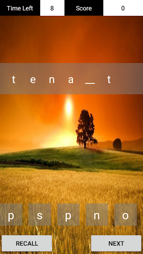 Ultimate Missing Letters  Word game