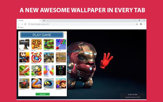 Iron Man Wallpapers and New Tab