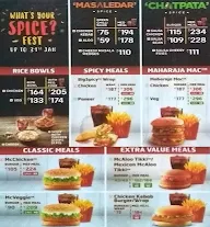 McDonald's menu 1