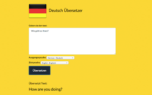 Deutsch Übersetzer